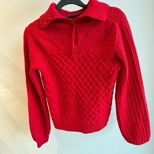 Janie & Jack Cable Knit Sweater EUC